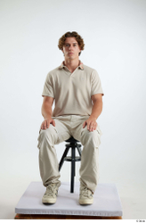 Man White Athletic Male Studio Poses